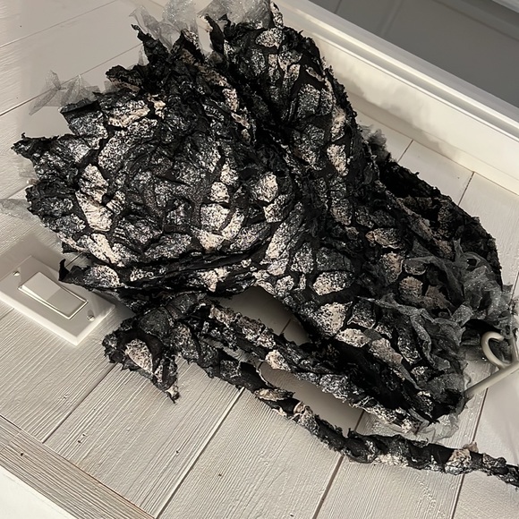 Chasing Fireflies.  Dragon/witch/she devil dress with tail. - Picture 3 of 5